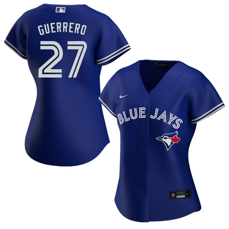 Nike Women #27 Vladimir Guerrero Toronto Blue Jays Baseball Jerseys Sale-Blue